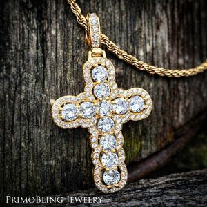 Outlined Cross Necklace 